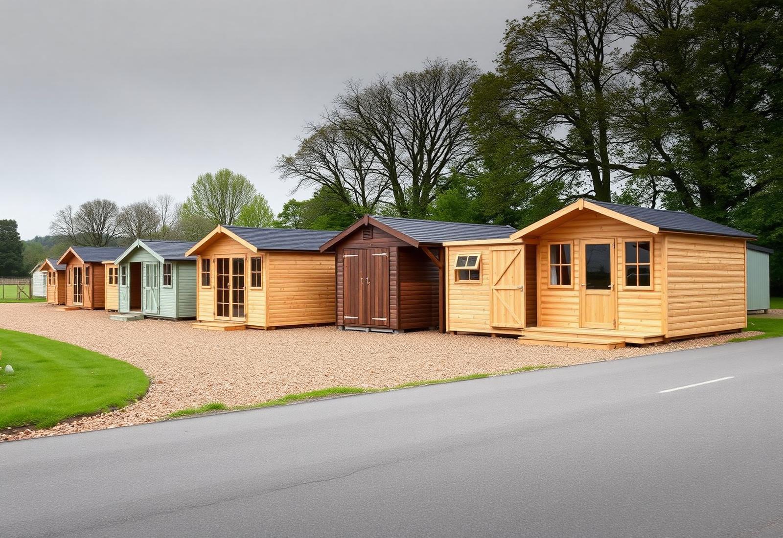 The Azure Garden Buildings show site on the A449 at Ombersley